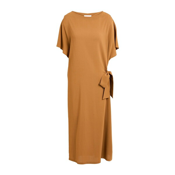 【送料無料】 リビアナコンティ レディース ワンピース トップス Midi dresses Beige