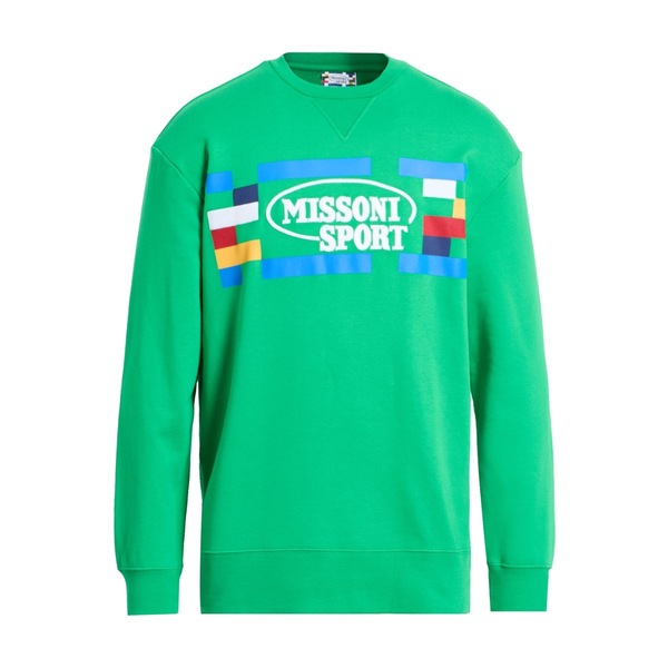 【貨物輸送無料】 ミッソーニ レディース パーカー・スウェットシャツ アウター Sweatshirts Green