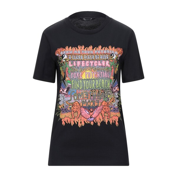 【送料無料】 ニールバレット レディース Tシャツ トップス T-shirts Black