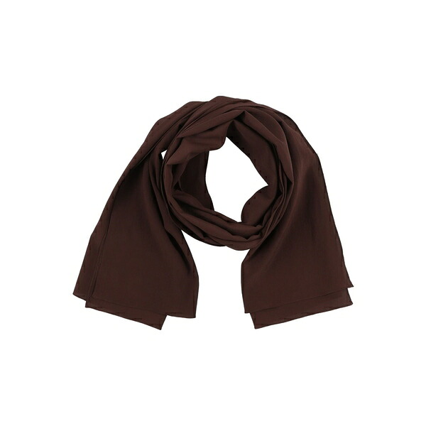 【貨物輸送無料】 ジャンルカ・カパンノロ レディース えり巻き・袈裟・えり巻き 付属品 Scarves Brown