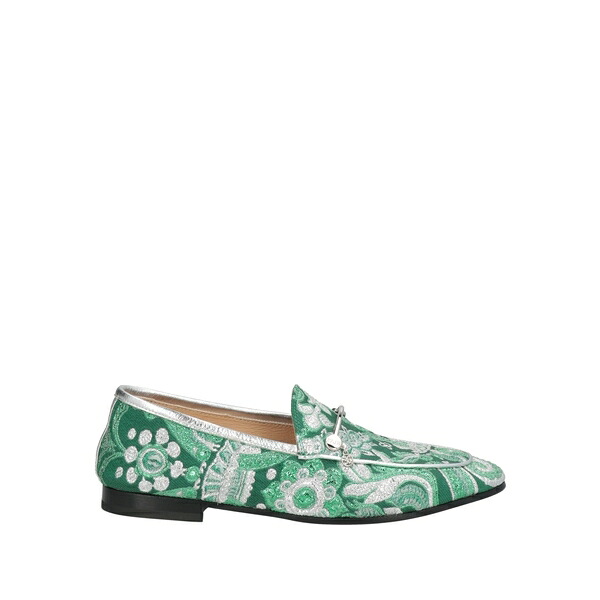 【貨物輸送無料】 ファビ レディース スリッポン・ローファー シューズ Loafers Green