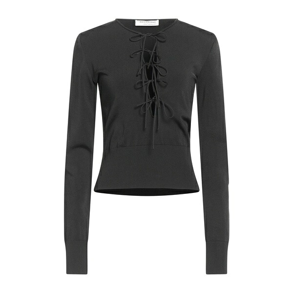 【送料無料】 フィロソフィーデロレンゾセラフィーニ レディース ニット&セーター アウター Sweaters Black｜asty