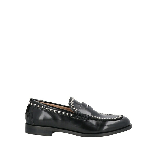 【送料無料】 ディバインフォリ レディース スリッポン・ローファー シューズ Loafers Black|asty