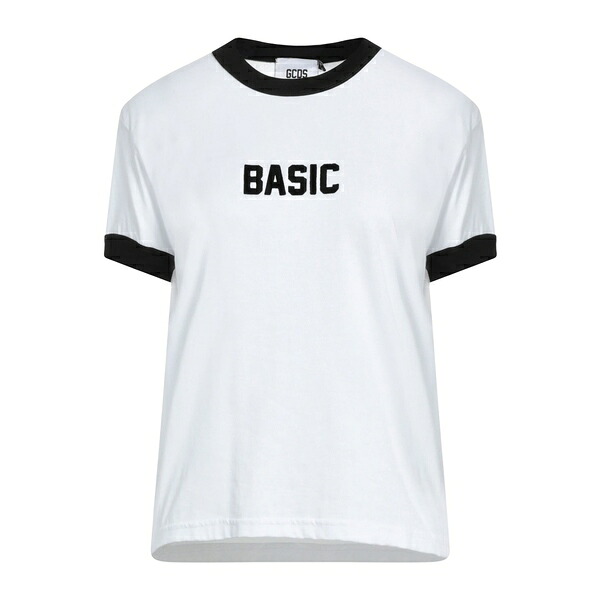 【送料無料】 ジーシーディーエス レディース Tシャツ トップス T-shirts White