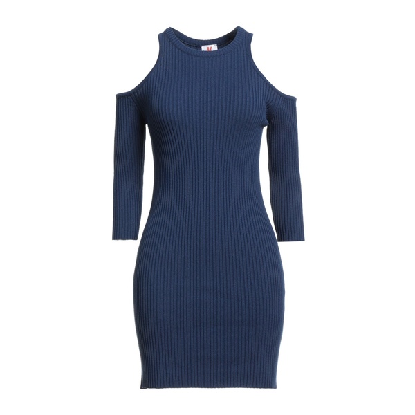 【送料無料】 コンタット レディース ワンピース トップス Mini dresses Blue