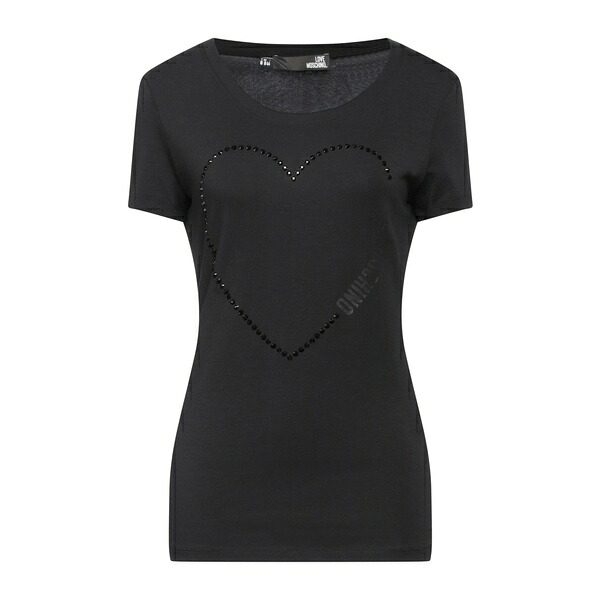 【送料無料】 モスキーノ レディース Tシャツ トップス T-shirts Black 15,961円