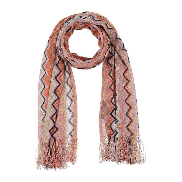 【貨物輸送無料】 ミッソーニ レディース えり巻き・袈裟・えり巻き 付属物 Scarves Metallic
