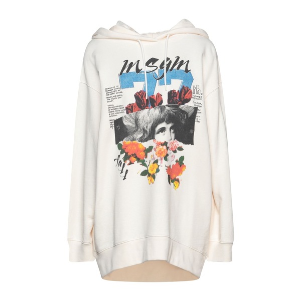 【送料無料】 エムエスジイエム レディース パーカー・スウェットシャツ アウター Sweatshirts White
