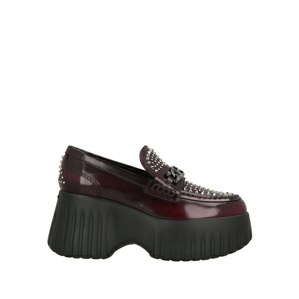 【送料無料】 ホーガン レディース スリッポン・ローファー シューズ Loafers Red