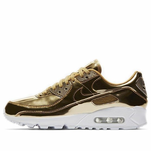 Nike ナイキ レディース スニーカー  【(WMNS) Nike Air Max 90 \u0027Metallic Pack - Gold\u0027 CQ6639-700】  大きさ US_W_10.5
