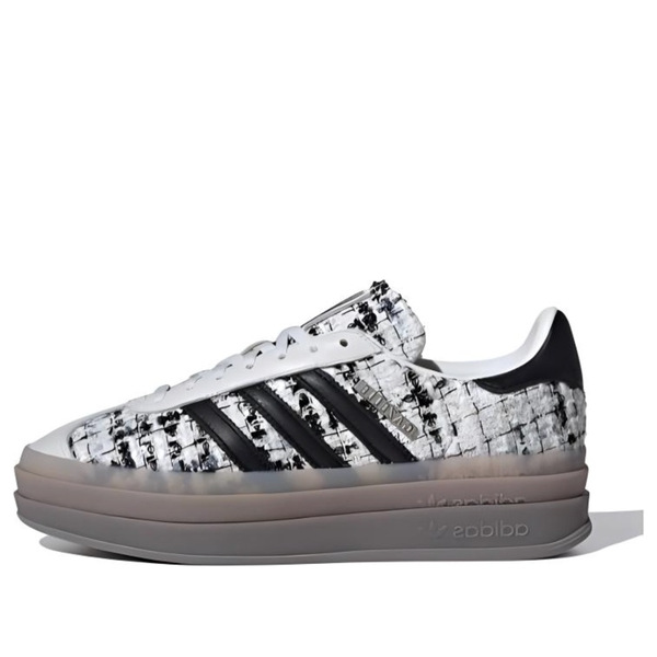 adidas アディダス レディース スニーカー  【(WMNS) adidas Gazelle Bold \u0027Tweed White Gum\u0027 JP5673】  大きさ US_7(24.0糎)