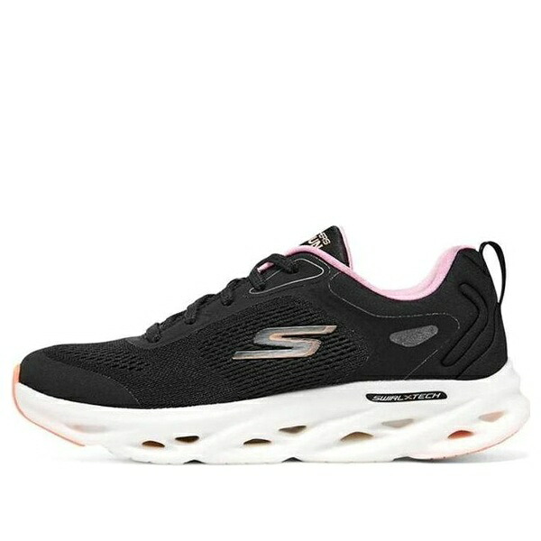 Skechers スケッチャーズ レディース スニーカー  【(WMNS) Skechers GO RUN Swirl Tech Black White Pink 129496-BKPK】  サイズ US_7(24.0cm)