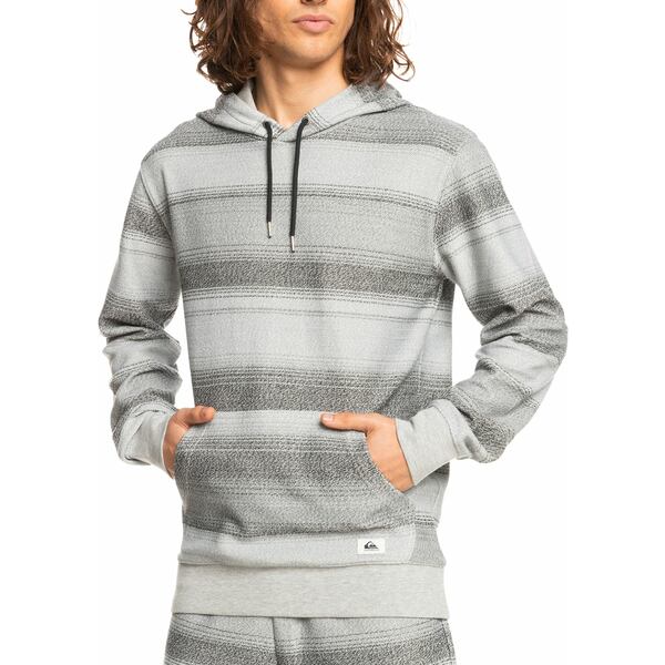 ナチュラ クイックシルバー Great Otway Pullover Hoodie メンズ パーカー スウェット Black Otway Stripe | www.laposhhotel.rw