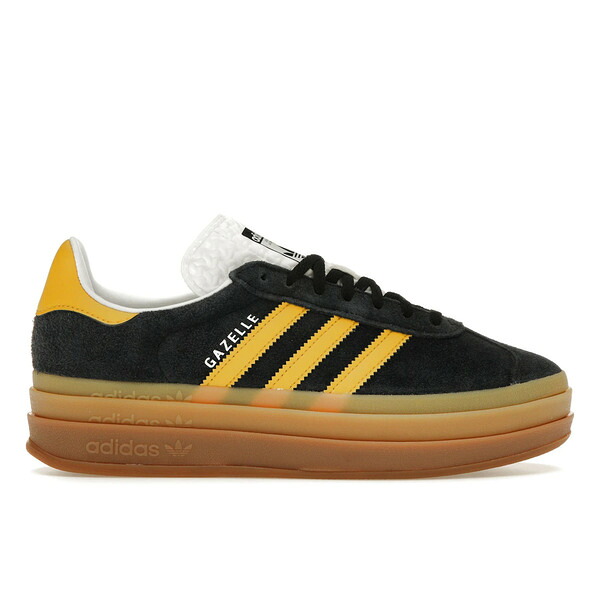 adidas アディダス レディース スニーカー 【adidas Gazelle Bold Black Bold Gold (Women's)】 サイズ US_6(23.0cm) Core Black/Bold Gold/Cloud White｜asty 64,790円