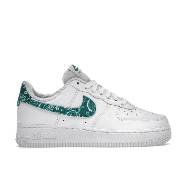 Nike ナイキ レディース スニーカー  【Nike Air Force 1 Low \u002707 Essential White Green Paisley (Women\u0027s)】  大きさ US_9(26.0糎) White/Green-White