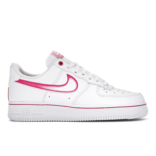 Nike ナイキ レディース スニーカー  【Nike Air Force 1 Low Airbrush White Pink (Women\u0027s)】  大きさ US_7.5(24.5糎) White/White-Pink