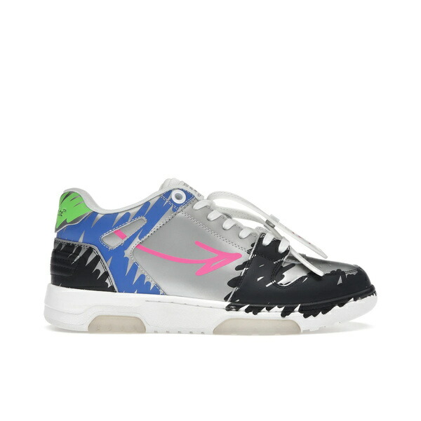 OFF-WHITE 象牙色 レディース スニーカー  【OFF-WHITE Out Of Office \"OOO\"" Low Tops BSTROY (Women\u0027s)】  大きさ US_7(24.0糎) Black/Pink"