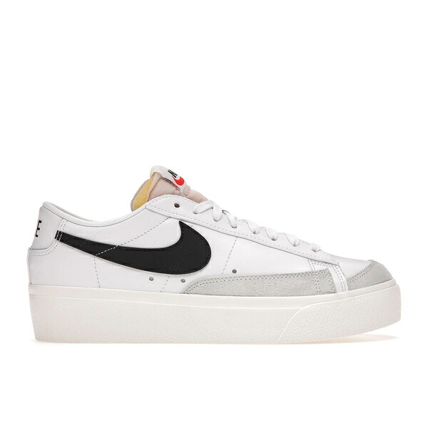 Nike ナイキ レディース スニーカー  【Nike Blazer Low Platform White Black (Women\u0027s)】  大きさ US_9(26.0糎) White/Black-Sail-Team Orange