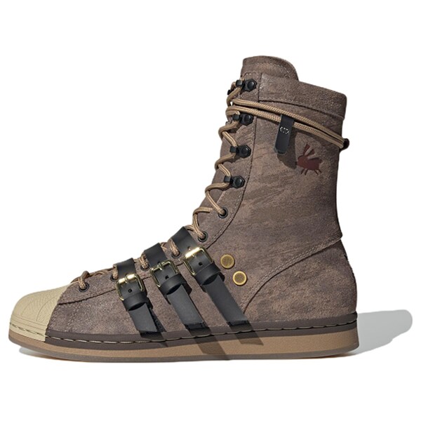 adidas アディダス メンズ スニーカー 【adidas Originals Superstar x Melting Sadness \u0027Dark Brown\u0027 FZ6577】  大きさ US_6.5(24.5糎)
