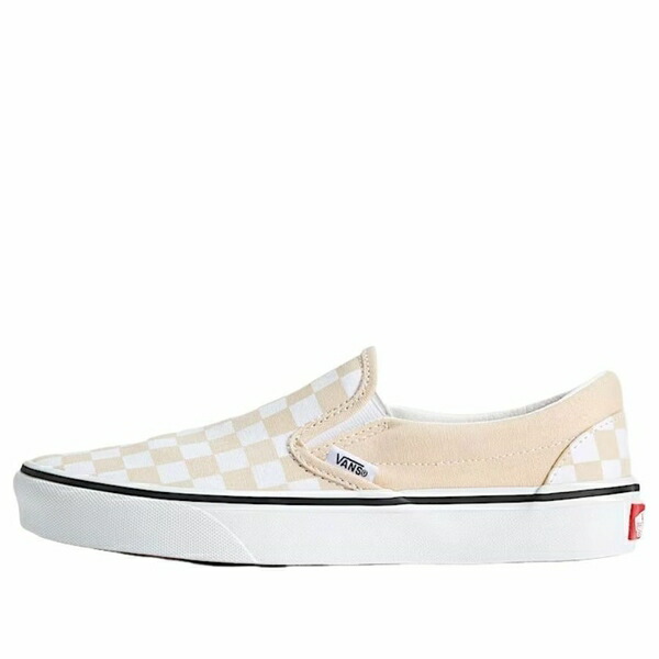 Vans バンズ メンズ スニーカー 【Vans Classic Slip-On Checkerboard \u0027Creme Brule Beige\u0027 VN000D6YCHW】  大いさ US_5(23.0糎)