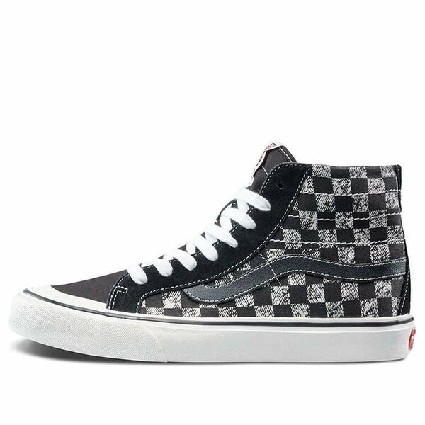 Vans バンズ メンズ スニーカー 【Vans SK8-HI Checkboard Grey/Black VN0A3MV1VFZ】  大きさ US_M_4.5
