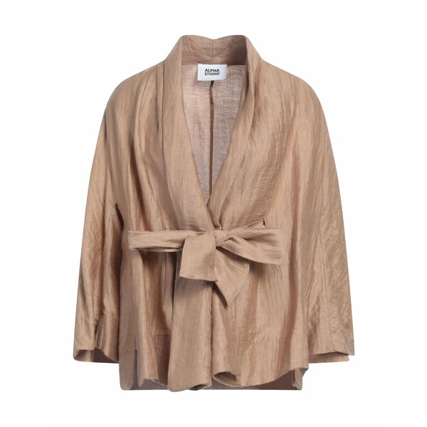 【送料無料】 アルファス テューディオ レディース Tシャツ トップス Tops Beige｜asty