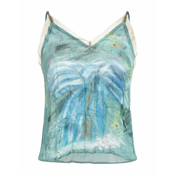 【送料無料】 アクネ ストゥディオズ レディース Tシャツ トップス Tops Green