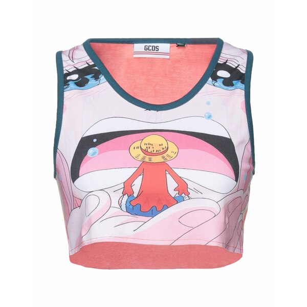 【送料無料】 ジーシーディーエス レディース Tシャツ トップス Tops Pink