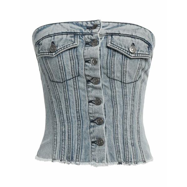 【送料無料】 ドンダップ レディース Tシャツ トップス Tops Blue