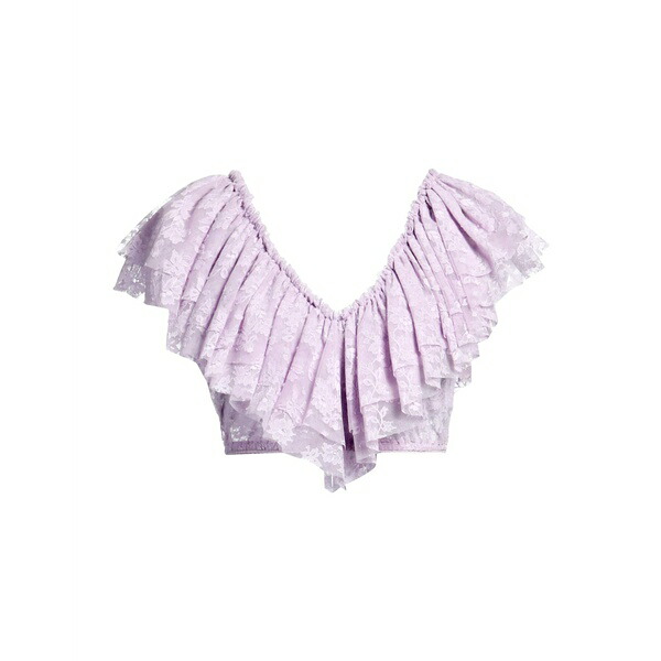 【送料無料】 アニエバイ レディース Tシャツ トップス Tops Purple｜asty
