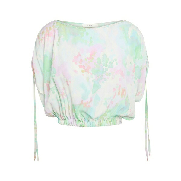 【送料無料】 スオリ レディース Tシャツ トップス Tops Green