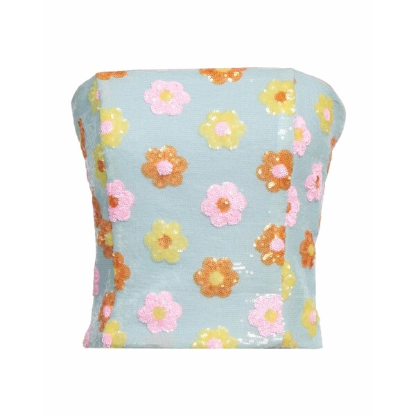 【送料無料】 ジジル レディース Tシャツ トップス Tops Azure