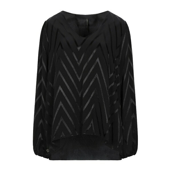 【送料無料】 マニラグレース レディース Tシャツ トップス Tops Black
