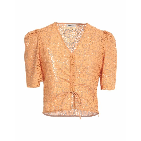 【送料無料】 サンドロ レディース Tシャツ トップス Tops Orange