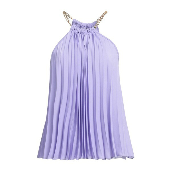 【送料無料】 クリスチーナエフェ レディース Tシャツ トップス Tops Purple