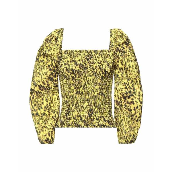 【送料無料】 アニエバイ レディース Tシャツ トップス Tops Yellow