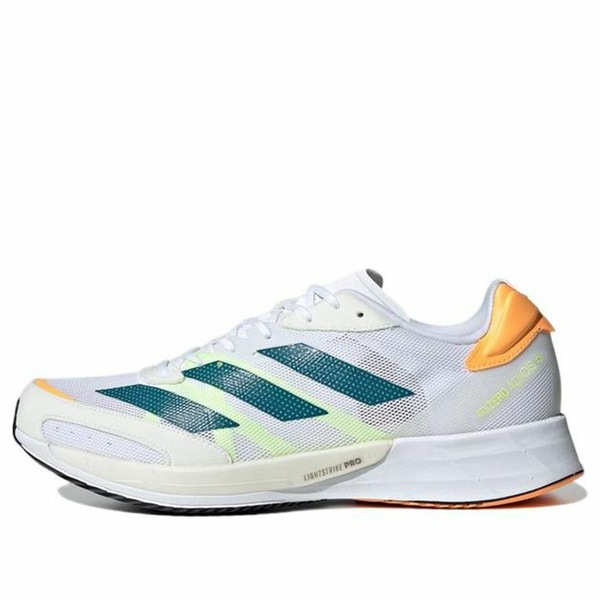 adidas アディダス メンズ スニーカー 【adidas Adizero Adios 6 \u0027White Teal Flamingo Orange\u0027 GY0894】  大いさ US_11(29.0糎) 靴-スニーカー