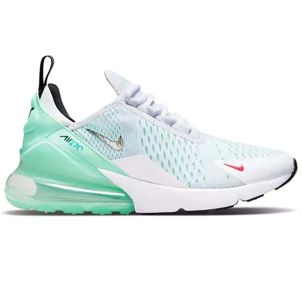 Nike ナイキ レディース スニーカー  【Nike Air Max 270 Mint Foam Washed Teal (Women\u0027s)】  大いさ US_7.5(24.5糎) White/Mint Foam/Washed Teal/Metallic Silver