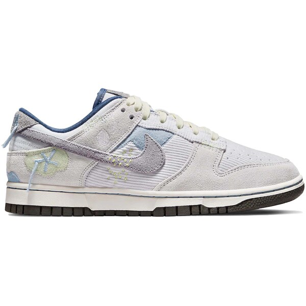 Nike ナイキ レディース スニーカー 【Nike Dunk Low On the Bright Side Photon Dust (Women's)】 サイズ US_5(22.0cm) Photon Dust/Wolf Grey-Sail-Boarder Blue-Citron Tint|asty