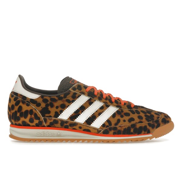 adidas アディダス レディース スニーカー  【adidas SL 72 OG Leopard Print (Women\u0027s)】  大きさ US_6(23.0糎) Dark Brown/Off White/Semi Impact Orange
