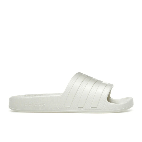 adidas アディダス レディース スニーカー 【adidas Adilette Aqua Slides Off White (Women's)】 サイズ US_9(26.0cm) Off White/Off White/Off White｜asty