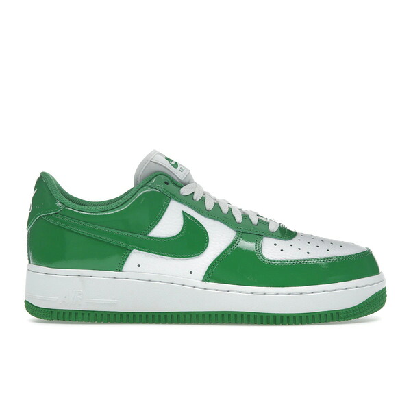 Nike ナイキ レディース スニーカー  【Nike Air Force 1 Low \u002707 Kelly Green Patent (Women\u0027s)】  大きさ US_8.5(25.5糎) White/Kelly Green
