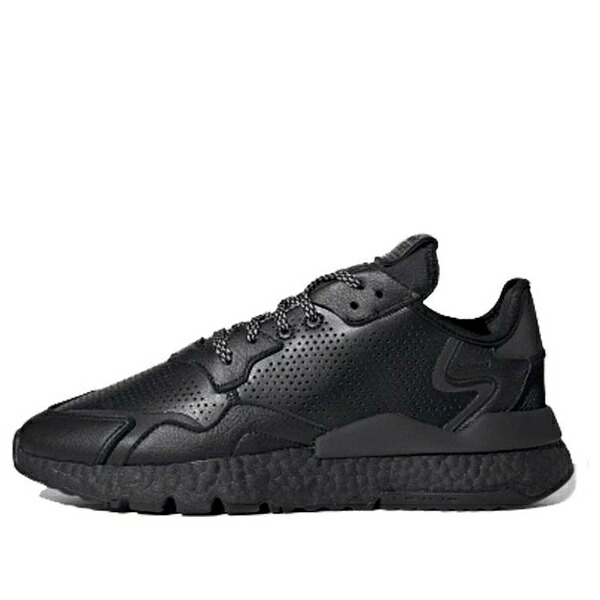 adidas アディダス メンズ スニーカー  【adidas Nite Jogger \u0027Triple Black\u0027 EF5400】  大いさ US_9.5(27.5珊) 靴-メンズ靴