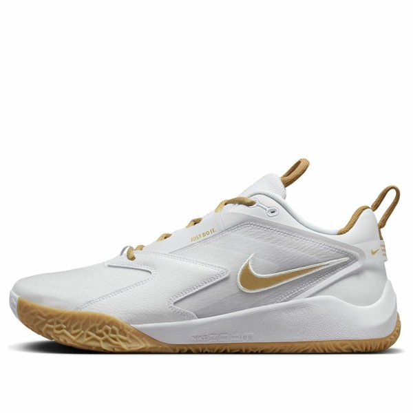 Nike ナイキ メンズ スニーカー  【Nike Air Zoom Hyperace 3 \u0027White Metallic Gold\u0027 FQ7074-105】  大きさ US_8.5(26.5糎)