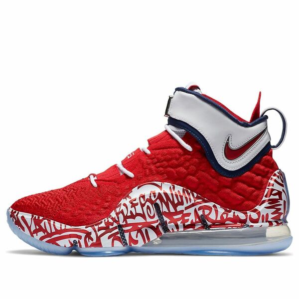 Nike ナイキ メンズ スニーカー  【Nike LeBron 17 \u0027LeBron 4 Red Graffiti\u0027 CT6047-600】  大きさ US_12.5(30.5糎)