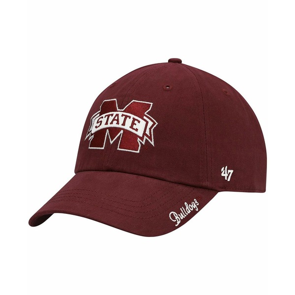 独特な店 47ブランド レディース 帽子 アクセサリー Women's Maroon Mississippi State Bulldogs