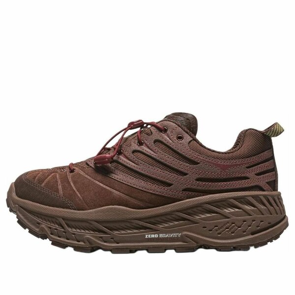 HOKA ONE ONE ホカオネオネ メンズ スニーカー 【HOKA ONE ONE Stinson EVO OG TP 'Cold Brew Varsity Burgundy' 1166450-CWV】 サイズ US_8(26.0cm)|asty