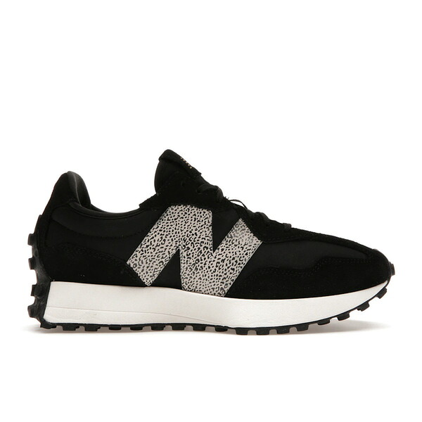New Balance ニューバランス レディース スニーカー 【New Balance 327 Black Leopard (Women's)】 サイズ US_8.5(25.5cm) Black/Sea Salt|asty