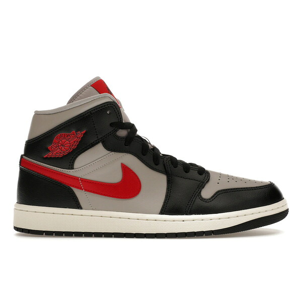 Jordan ジョーダン レディース スニーカー  【Jordan 1 Mid Black College Grey Gym Red (Women\u0027s)】  大きさ US_7.5(24.5糎) Black/Gym Red/College Grey/Sail