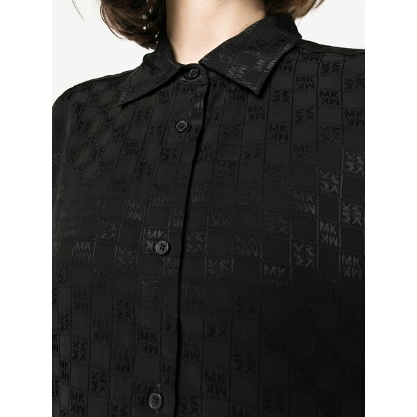 最安値で マイケルコース レディース シャツ トップス Plus Size Cutout Sparkle Top Black gold californiabonsai.com